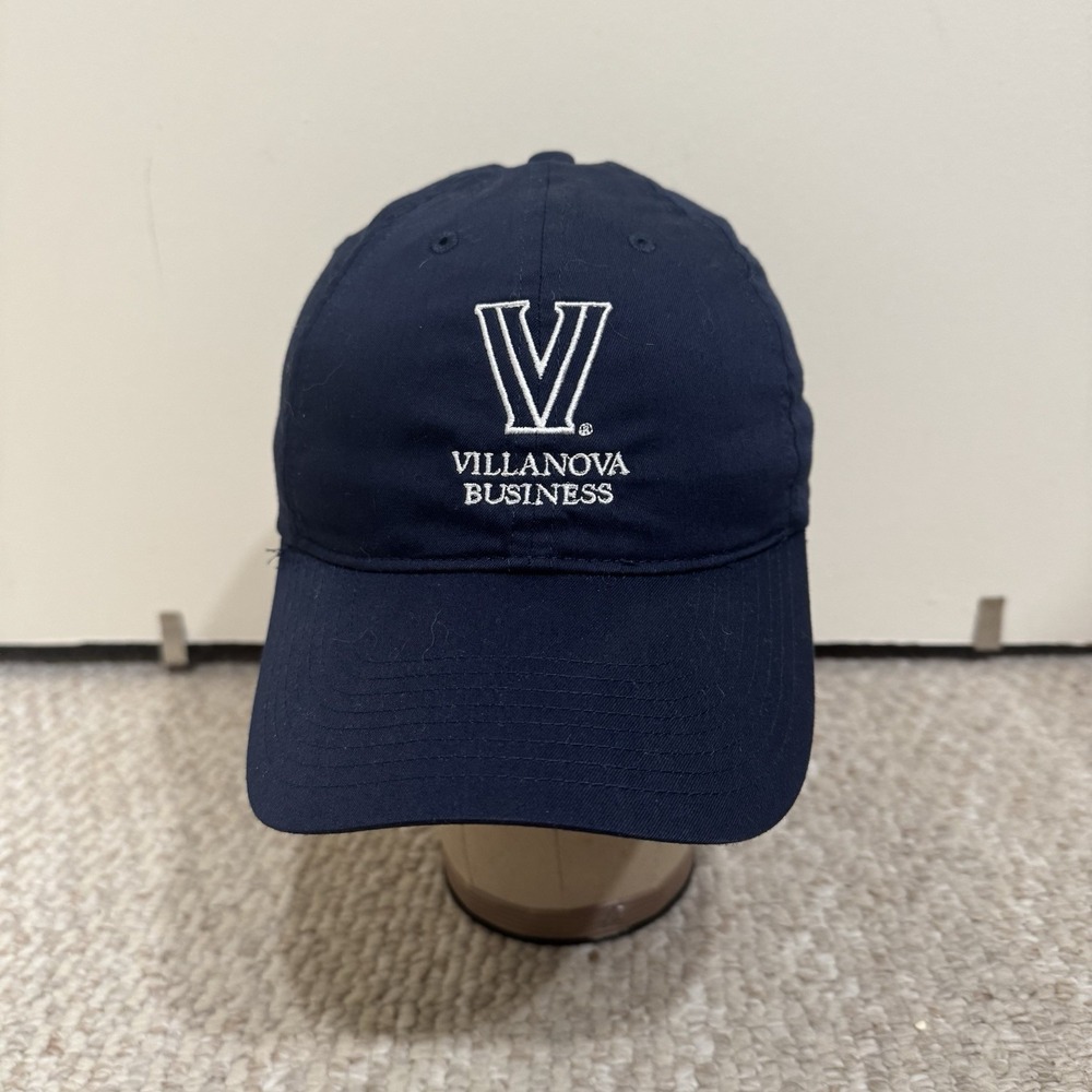 Villanova University Wildcats Business School Nike Hat Strapback Blue Dad Cap